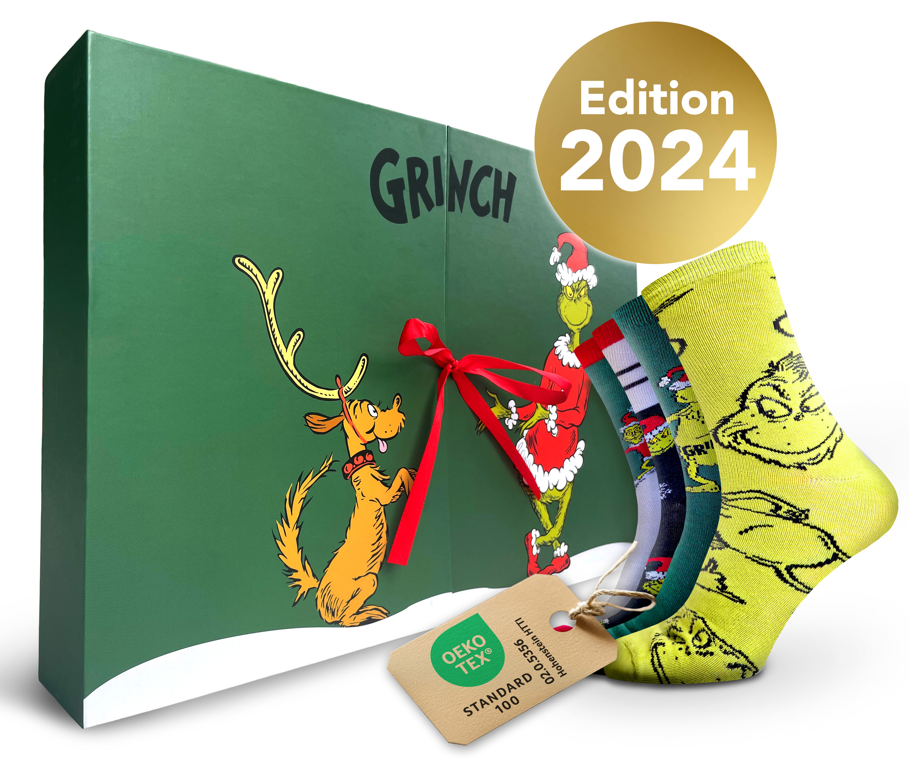 THE GRINCH Socken Adventskalender Klappbox