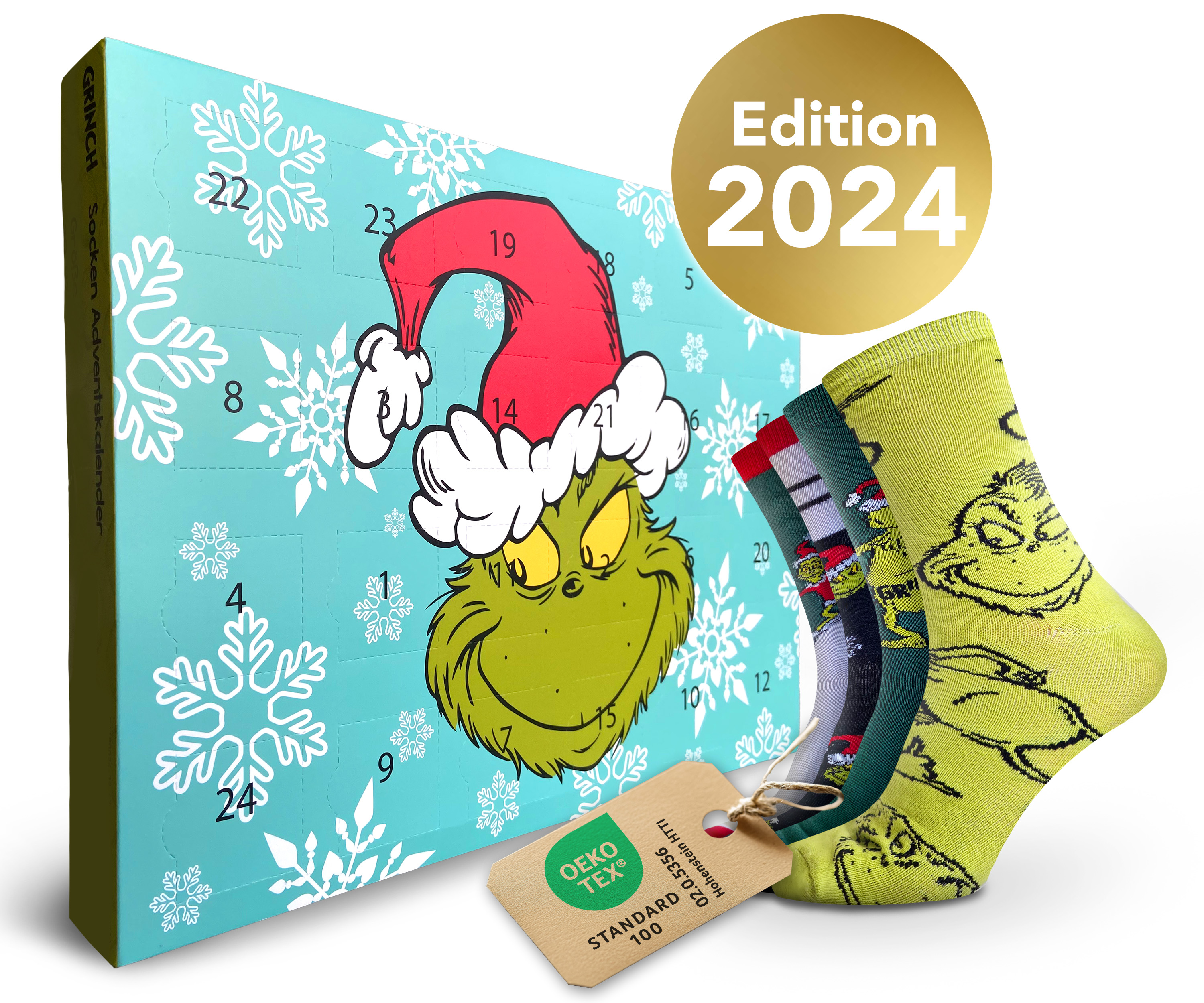 THE GRINCH Socken Adventskalender