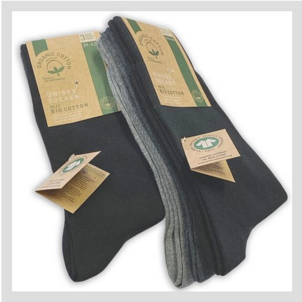 Unisex Socken aus GOTS Bio-Baumwolle